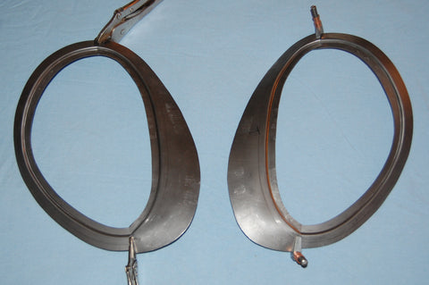 Covered Headlamp Conversion Flanges - Series 2 & 3
