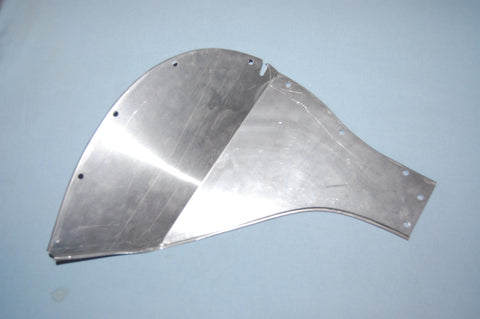 Bonnet Rear Mudshield - BD16381 - RH - ALUMINUM