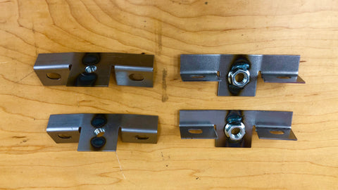 Bonnet Bumper Brackets - Series 1 - Set of 4