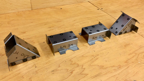 Seat Mounting Brackets - 2+2 - Set of 4
